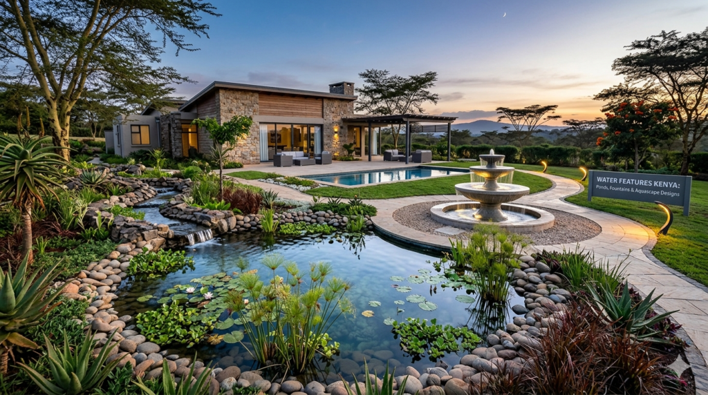 Water Features Kenya: Ponds, Fountains & Aquascape Designs