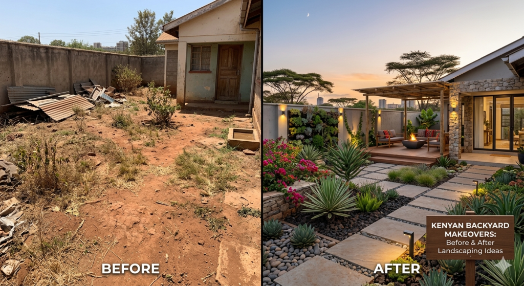Kenyan Backyard Makeovers: Before & After Landscaping Ideas