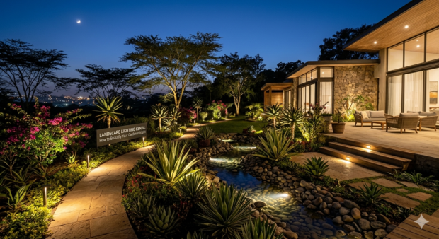 Landscape Lighting Kenya: How to Beautify Your Garden at Night